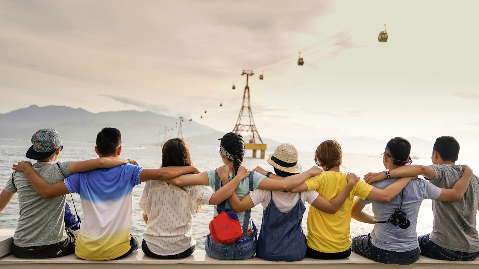 Young people spending time together